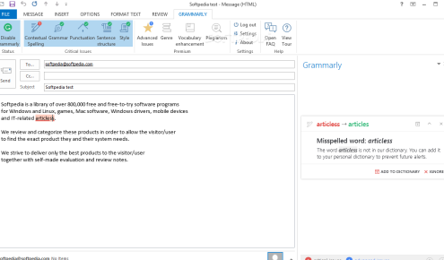 Grammarly for Microsoft Office Portable + License Key MediaFire
